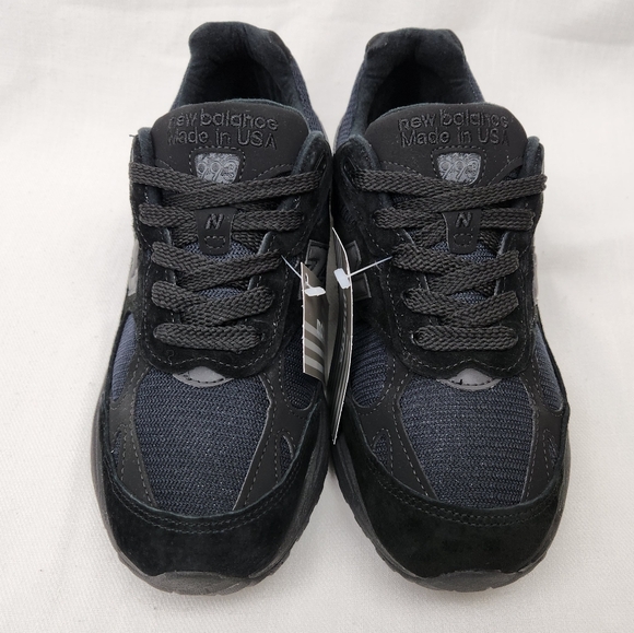 New balance 993 Black On Black Suede Sneakers. USA - Picture 4 of 13